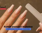 Dłonie z idealnie opiłowanymi paznokciami baleriny, gotowe do perfekcyjnego manicure.
