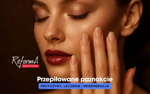 Kobieta z przepiłowanymi bokami paznokcia, ukazująca problem i potrzebę regeneracji.