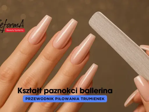 Dłonie z idealnie opiłowanymi paznokciami baleriny, gotowe do perfekcyjnego manicure.
